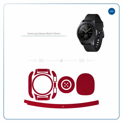 Samsung_Galaxy Watch 42mm_Matte_Warm_Red_2